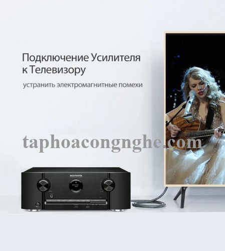 Ugreen 10771 3M màu Xám Dây cáp quang âm thanh 2 đầu dương AV122 30010771